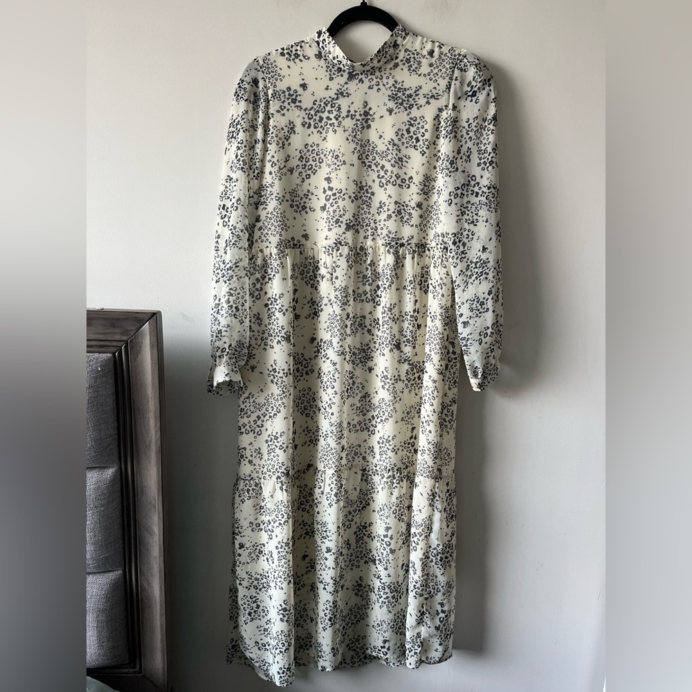 Park & Fifth Mockneck Long Sleeve Maxi Dress - XS